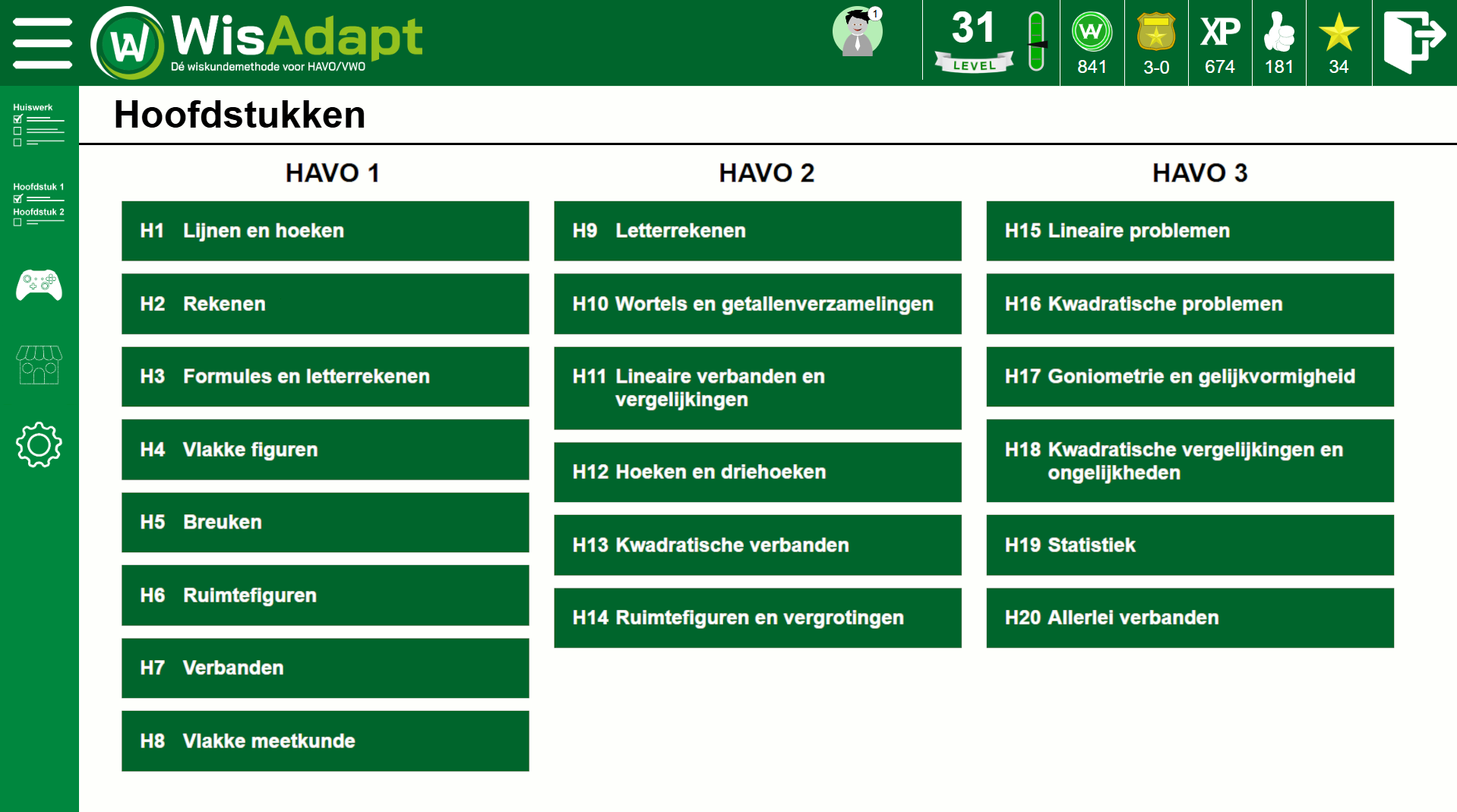 Licentie HAVO 3